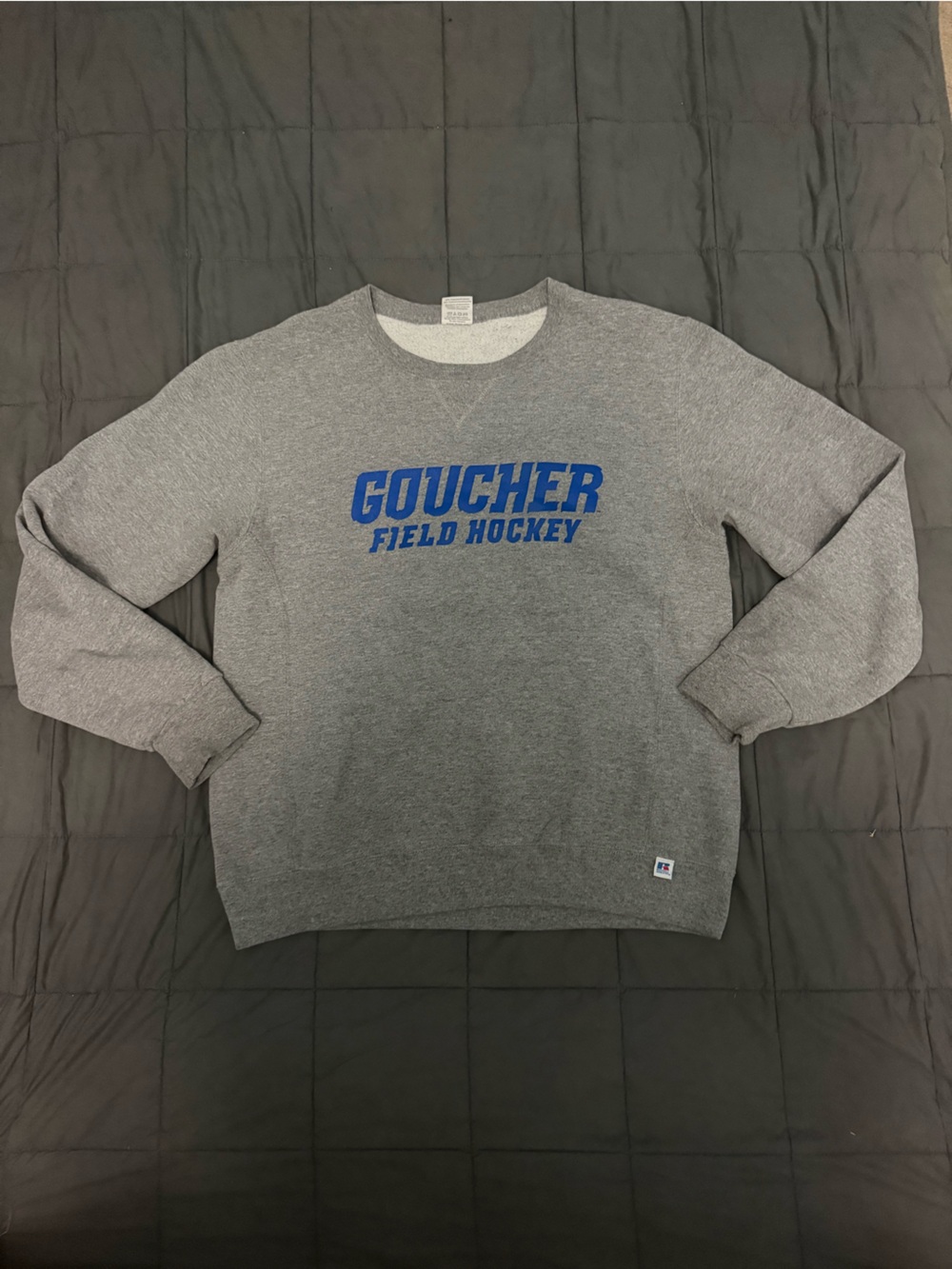 Goucher College Russell Athletic grey crewneck Size M #90s